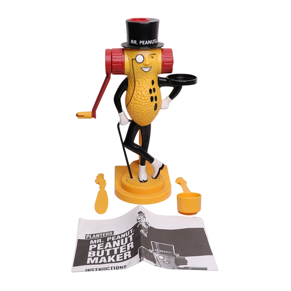 1996 Nabisco Planters Mr. Peanut Peanut Butter Maker Instructions Accessories
